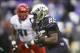 Sep 28, 2013; Seattle, WA, USA; Washington Huskies running back Bishop Sankey (25) rushes against the Arizona Wildcats during the second quarter at Husky Stadium. Mandatory Credit: Joe Nicholson-USA TODAY Sports
