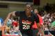 LAS VEGAS, NV - JULY 16: Tony Snell #20 of the Chicago Bulls drives during NBA Summer League game between the Chicago Bulls and the Portland Trail Blazers on July 16, 2013 at the Cox Pavilion in Las Vegas, Nevada. NOTE TO USER: User expressly acknowledge
