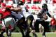ATHENS, GA - OCTOBER 12: James Franklin #1 of the Missouri Tigers rushes out of the pocket against the Georgia Bulldogs at Sanford Stadium on October 12, 2013 in Athens, Georgia. (Photo by Kevin C. Cox/Getty Images)