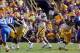The LSU offensive line opened up massive creases against Florida, allowing zero sacks.