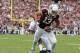 Sep 14, 2013; College Station, TX, USA; Texas A&M Aggies receiver Mike Evans (13) runs after a catch against Alabama Crimson Tide cornerback Deion Belue (13) at Kyle Field. Mandatory Credit: Matthew Emmons-USA TODAY Sports