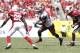 Sep 29, 2013; Tampa, FL, USA; Tampa Bay Buccaneers tight end Timothy Wright (81) runs with the ball as Arizona Cardinals inside linebacker Karlos Dansby (56) and cornerback Jerraud Powers (25) defends during the first half at Raymond James Stadium. Mandat