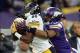 Sep 29, 2013; London, UNITED KINGDOM; Pittsburgh Steelers receiver Emmanuel Sanders (88) is defended by Minnesota Vikings cornerback Josh Robinson (21) in the NFL International Series game at Wembley Stadium. Mandatory Credit: Kirby Lee-USA TODAY Sports