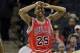 Feb 22, 2013; Charlotte, NC, USA; Chicago Bulls point guard Marquis Teague (25) reacts to a call during the first half against the Charlotte Bobcats at Time Warner Arena . Mandatory Credit: Curtis Wilson-USA TODAY Sports