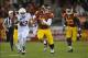 October 10, 2013; Los Angeles, CA, USA; Southern California Trojans quarterback Cody Kessler (6) runs the ball against the Arizona Wildcats during the second half at the Los Angeles Memorial Coliseum. Mandatory Credit: Gary A. Vasquez-USA TODAY Sports