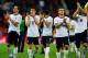 LONDON, ENGLAND - OCTOBER 15: England players celebrate as they qualify for the World Cup in Brazil after the FIFA 2014 World Cup Qualifying Group H match between England and Poland at Wembley Stadium on October 15, 2013 in London, England. (Photo by Mi