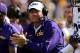 LSU head coach Les Miles