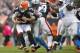 Brandon Weeden is still holding onto the football too long.