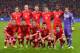 BERN, SWITZERLAND - OCTOBER 15: Reto Ziegler, Philippe Senderos, Haris Seferovic, Xhaka Granit, Johannes Djourou, Yann Sommer, Gokhan Inler, Admir Mehmedi, Michael Lang, Blerim Dzemaili and Tranquillo Barnetta of Switzerland pose for the Switzerland team