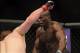 Apr 27, 2013; Newark, NJ, USA; Roy Nelson (white shorts) competes against Cheick Kongo (yellow and grey shorts) during UFC 159 at the Prudential Center. Mandatory Credit: Brad Penner-USA TODAY Sports