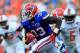 GAINESVILLE, FL - SEPTEMBER 01: Mack Brown #33 of the Florida Gators runs for yardage during the game against the Bowling Green Falcons at Ben Hill Griffin Stadium on September 1, 2012 in Gainesville, Florida. (Photo by Sam Greenwood/Getty Images)