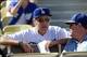 October 16, 2013; Los Angeles, CA, USA; Film actor Will Ferrell in attendance as the Los Angeles Dodgers play against the St. Louis Cardinals in game five of the National League Championship Series baseball game at Dodger Stadium. Mandatory Credit: Jayne