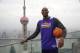 SHANGHAI, CHINA - OCTOBER 17: Kobe Bryant of the Los Angeles Lakers poses for a photo as part of the 2013 Global Games on October 17, 2013 at The Ritz-Carlton Shanghai Pudong in Shanghai, China. NOTE TO USER: User expressly acknowledges and agrees that, b