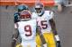 Aug 29, 2013; Honolulu, HI, USA; Southern California Trojans receiver Nelson Agholor (15) celebrates with receiver Marqise Lee (9) after scoring on a 19-yard touchdown pass in the second quarter against the Hawaii Rainbow Warriors at Aloha Stadium. Mandat