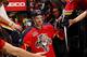 Brad Boyes exits the tunnel at the Panthers' home opener earlier this month.