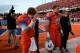 BOISE, ID - NOVEMBER 12: Kellen Moore #11 and Tyrone Crawford #40 of the Boise State Broncos leave after the loss to the TCU Horned Frogs at Bronco Stadium on November 12, 2011 in Boise, Idaho. (Photo by Otto Kitsinger III/Getty Images)