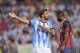 MALAGA, SPAIN - AUGUST 25: Jesus Gamez of Malaga CF reacts during the La Liga match between Malaga CF and FC Barcelona at La Rosaleda Stadium on August 25, 2013 in Malaga, Spain. (Photo by Denis Doyle/Getty Images)