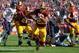 LANDOVER, MD - OCTOBER 20: Roy Helu, Jr. #29 of the Washington Redskins rushes for a touchdown against the Chicago Bears in the second quarter at FedExField on October 20, 2013 in Landover, Maryland. (Photo by Patrick Smith/Getty Images)
