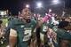 Oct 19, 2013; Waco, TX, USA; Baylor Bears defensive end Shawn Oakman (2) celebrates the win over the Iowa State Cyclones at Floyd Casey Stadium. The Bears defeated the Cyclones 71-7. Mandatory Credit: Jerome Miron-USA TODAY Sports