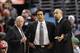Ron Rothstein, Erik Spoelstra and David Fizdale lead the Heat staff.