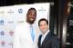 NEW YORK, NY - JUNE 02: NFL player Justin Tuck (L) and TV personality Adam Schefter attend NY Giants Justin Tuck's 3rd Annual Celebrity Billiards Tournament at Slate on June 2, 2011 in New York City. (Photo by Jason Kempin/Getty Images for Rush For Liter