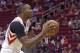 Favors must emerge as the pick-and-roll threat Howard is.