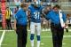 Sep 29, 2013; Detroit, MI, USA; Detroit Lions cornerback Rashean Mathis (31) is helped off the field by the medical staff during the first quarter against the Chicago Bears at Ford Field. Mandatory Credit: Tim Fuller-USA TODAY Sports