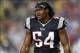 Sep 12, 2013; Foxborough, MA, USA; New England Patriots outside linebacker Dont'a Hightower (54) during the fourth quarter against the New York Jets at Gillette Stadium. The New England Patriots won 13-10. Mandatory Credit: Greg M. Cooper-USA TODAY Sport