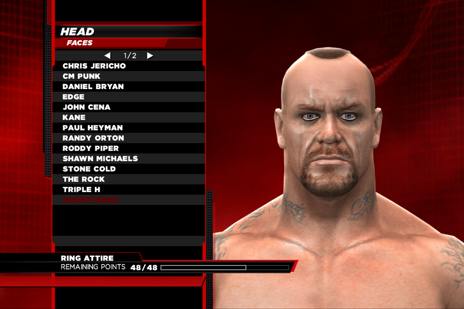 wwe 2k14 ps3 roster