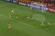 Lewandowski has pulled off his marker so well he's out of shot on the left