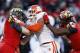 Clemson defensive end Vic Beasley is a load for any offensive tackle to handle.