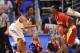 Oct 29, 2013; Lawrence, KS, USA; Kansas Jayhawks guard Andrew Wiggins (22) defends as Pittsburg State Gorillas guard Devon Branch (5) looks to pass during the first half at Allen Fieldhouse. Mandatory Credit: Denny Medley-USA TODAY Sports