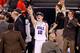 Kyle Singler celebrates Duke's 2010 national championship win.