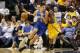 INDIANAPOLIS, IN - OCTOBER 29: Nikola Vucevic #9 of the Orlando Magic goes to the basket against Ian Mahinmi #28 of the Indiana Pacers during the game at Bankers Life Fieldhouse on October 29, 2013 in Indianapolis, Indiana. The Pacers won 97-87. NOTE TO U