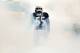 BALTIMORE, MD - OCTOBER 13: Linebacker Terrell Suggs #55 of the Baltimore Ravens walks through smoke as he is introduced before playing the Green Bay Packers in an NFL game at M&T Bank Stadium on October 13, 2013 in Baltimore, Maryland. (Photo by Patrick