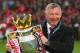 MANCHESTER, ENGLAND - MAY 12: Manchester United Manager Sir Alex Ferguson celebrates with the Premier League trophy following the Barclays Premier League match between Manchester United and Swansea City at Old Trafford on May 12, 2013 in Manchester, Engl