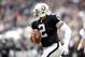 OAKLAND, CA - OCTOBER 27: Terrelle Pryor #2 of the Oakland Raiders runs with the ball against the Pittsburgh Steelers at O.co Coliseum on October 27, 2013 in Oakland, California. (Photo by Ezra Shaw/Getty Images)