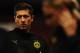 LONDON, ENGLAND - OCTOBER 21: Robert Lewandowski looks on during a Borussia Dortmund training session ahead of the UEFA Champions League Group F match against Arsenal at Emirates Stadium on October 21, 2013 in London, England. (Photo by Mike Hewitt/Gett