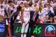 OKLAHOMA CITY, OK - APRIL 24: Russell Westbrook #0 of the Oklahoma City Thunder is looked at by a trainer after a leg injury during Game Two of the Western Conference Quarterfinals of the 2013 NBA Playoffs against the Houston Rockets at Chesapeake Energy