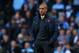 MANCHESTER, ENGLAND - NOVEMBER 02: Norwich Manager Chris Hughton looks on during the Barclays Premier League match between Manchester City and Norwich City at Etihad Stadium on November 2, 2013 in Manchester, England. (Photo by Alex Livesey/Getty Images