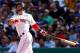 BOSTON, MA - AUGUST 27: Cody Ross #7 of the Boston Red Sox at bat against the Kansas City Royals during the game on August 27, 2012 at Fenway Park in Boston, Massachusetts. (Photo by Jared Wickerham/Getty Images)