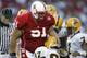 LINCOLN, NE - AUGUST 24: Tackle Richie Incognito #51 of the Nebraska Cornhuskers gets up after a play over defensive end Brian Montesanto #97 of the Arizona State Sun Devils during the NCAA football game on August 24, 2002, at Memorial Stadium in Lincoln