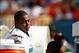 Oct 20, 2013; Miami Gardens, FL, USA; Miami Dolphins tackle Jonathan Martin (71) on the sideline in the second half of a game against the Buffalo Bills at Sun Life Stadium. Mandatory Credit: Robert Mayer-USA TODAY Sports
