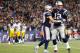 FOXBORO, MA - NOVEMBER 3: Danny Amendola #80 of the New England Patriots celebrates his touchdown with Tom Brady #12 in the first quarter during a game with the Pittsburgh Steelers at Gillette Stadium on November 3, 2013 in Foxboro, Massachusetts. (Photo