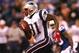 INDIANAPOLIS - NOVEMBER 02: Randy Moss #81 of the New England Patriots runs for yards after the catch on the last play of the game against the Indianapolis Colts at Lucas Oil Stadium on November 2, 2008 in Indianapolis, Indiana. The Colts won 18-15. (Pho