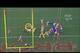 The overloaded side of the line destroyed the defense's backside pursuit.