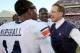 Auburn head coach Gus Malzahn (right)