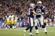 FOXBORO, MA - NOVEMBER 3: Danny Amendola #80 of the New England Patriots celebrates his touchdown with Tom Brady #12 in the first quarter during a game with the Pittsburgh Steelers at Gillette Stadium on November 3, 2013 in Foxboro, Massachusetts. (Photo