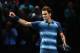 LONDON, ENGLAND - NOVEMBER 07: Roger Federer of Switzerland celebrates victory in his men's singles match against Richard Gasquet of France during day four of the Barclays ATP World Tour Finals at O2 Arena on November 7, 2013 in London, England. (Photo