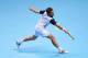 LONDON, ENGLAND - NOVEMBER 07: Richard Gasquet of France hits a backhand during his men's singles match against Roger Federer of Switzerland during day four of the Barclays ATP World Tour Finals at O2 Arena on November 7, 2013 in London, England. (Phot